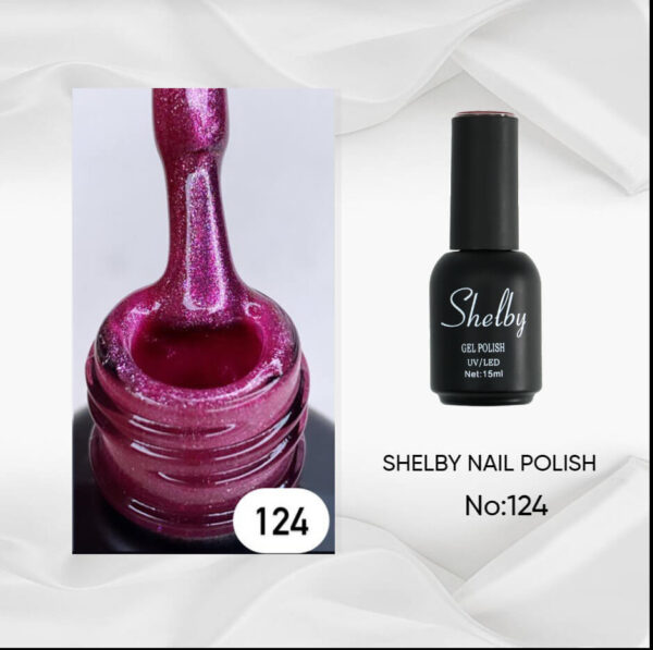 Shelby Kalıcı Oje 15ml - No: 124