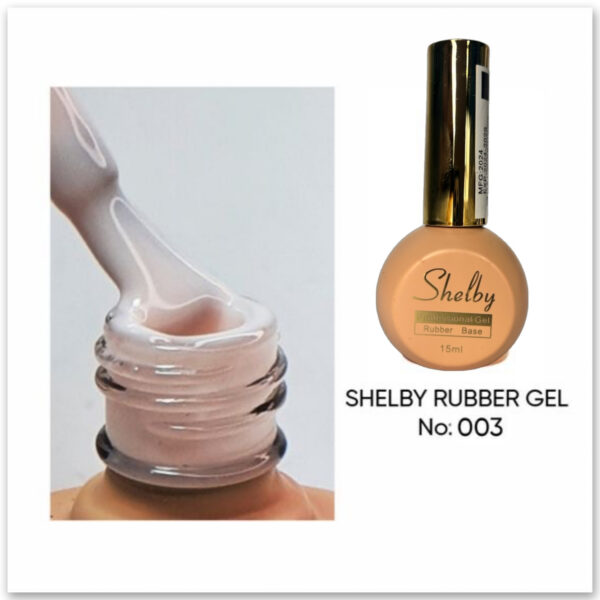 Shelby Rubber Gel Base 15ml - No: 003