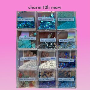 charm 12 lı mavı