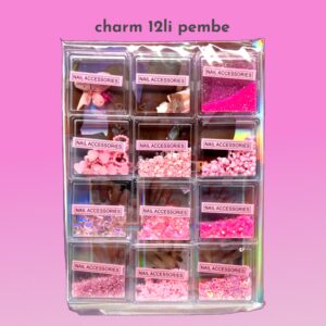 charm 12 lı pembe