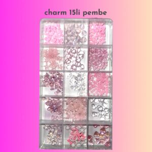 charm 15 lı pembe