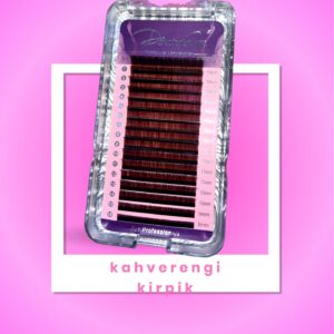 kahverengi mix ipek kirpik