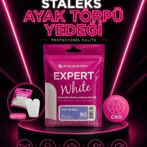 STALEKS EXPERT 10 Ayak törpüleri için yapışkan zımpara, 80 grit (30 adet)