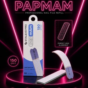 STALEKS EXPERT 20 PAPMAM yumuşak tabanlı düz törpüleme için değiştirilebilir yedek zımparalar 150grit