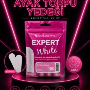 STALEKS EXPERT 10 Ayak törpüleri için yapışkan zımpara, 180 grit (30 adet)